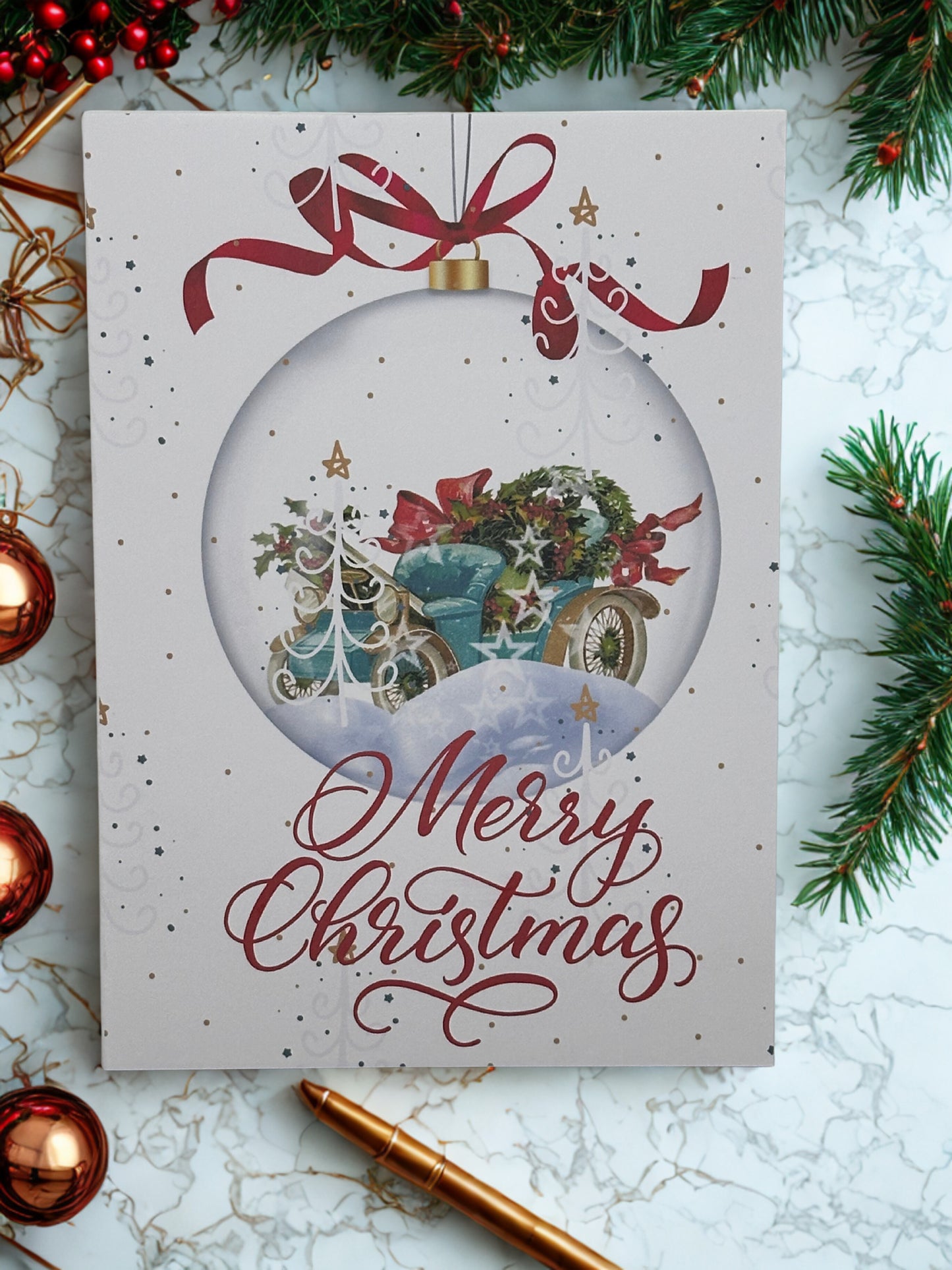 Merry Christmas greeting card