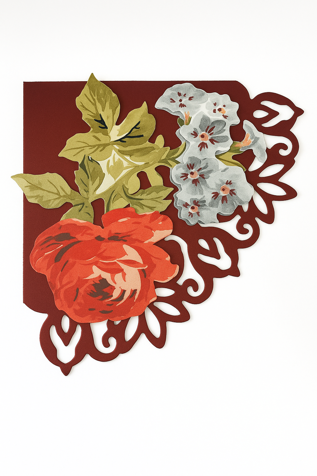 Elegant corner bookmark