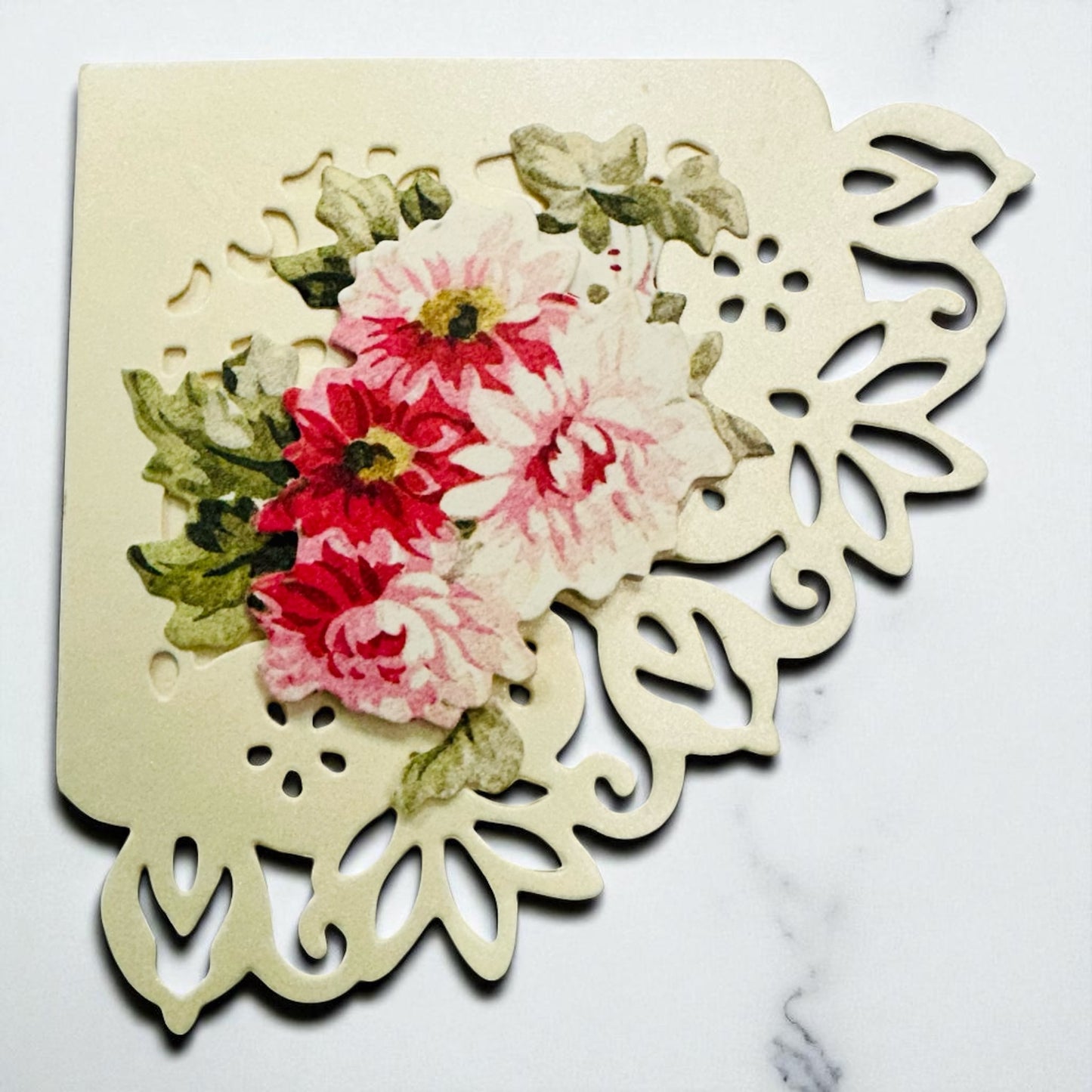 Elegant corner bookmark