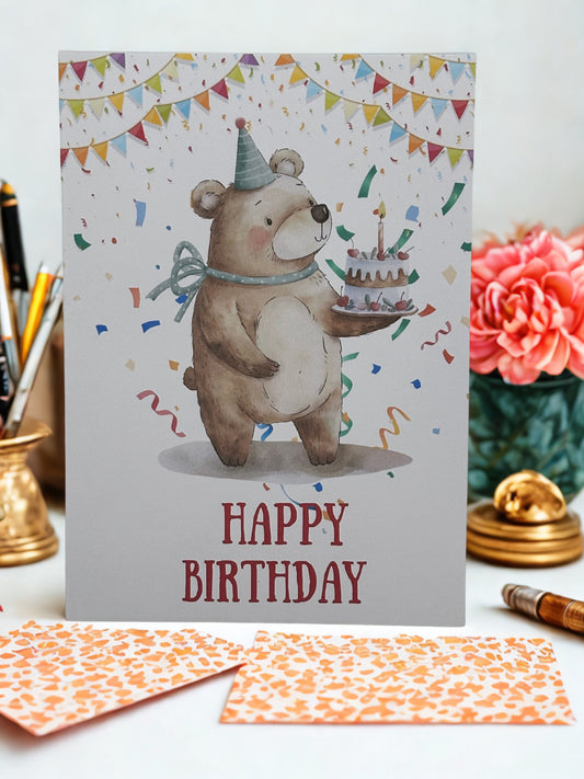 Happy birthday greeting card