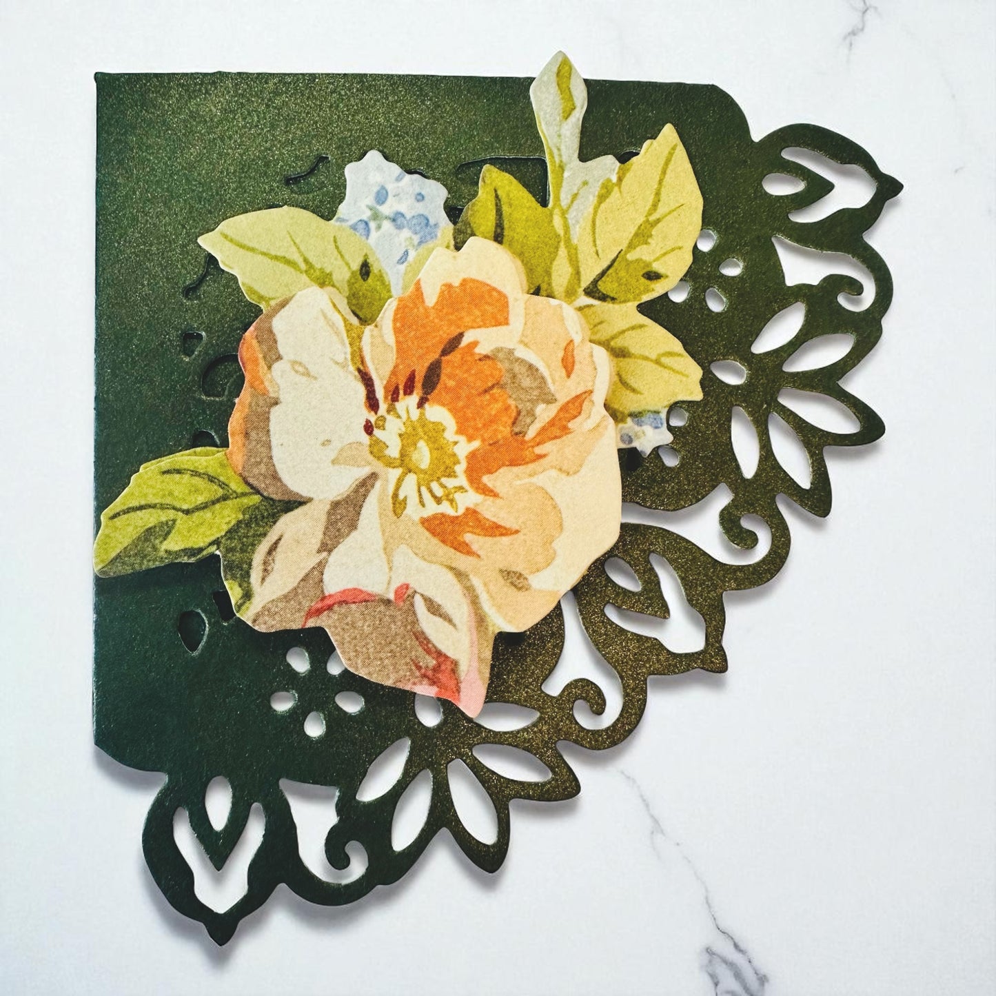 Elegant corner bookmark