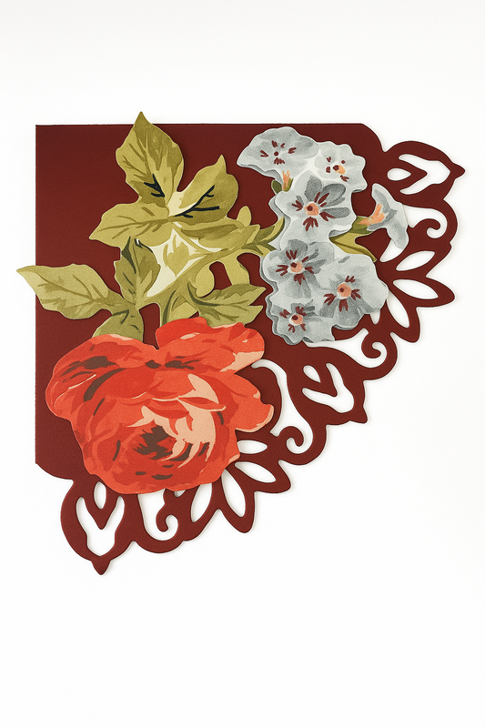 Elegant corner bookmark