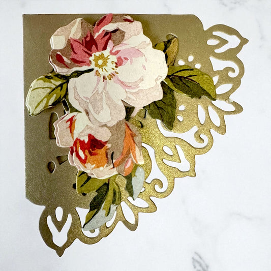 Elegant corner bookmark