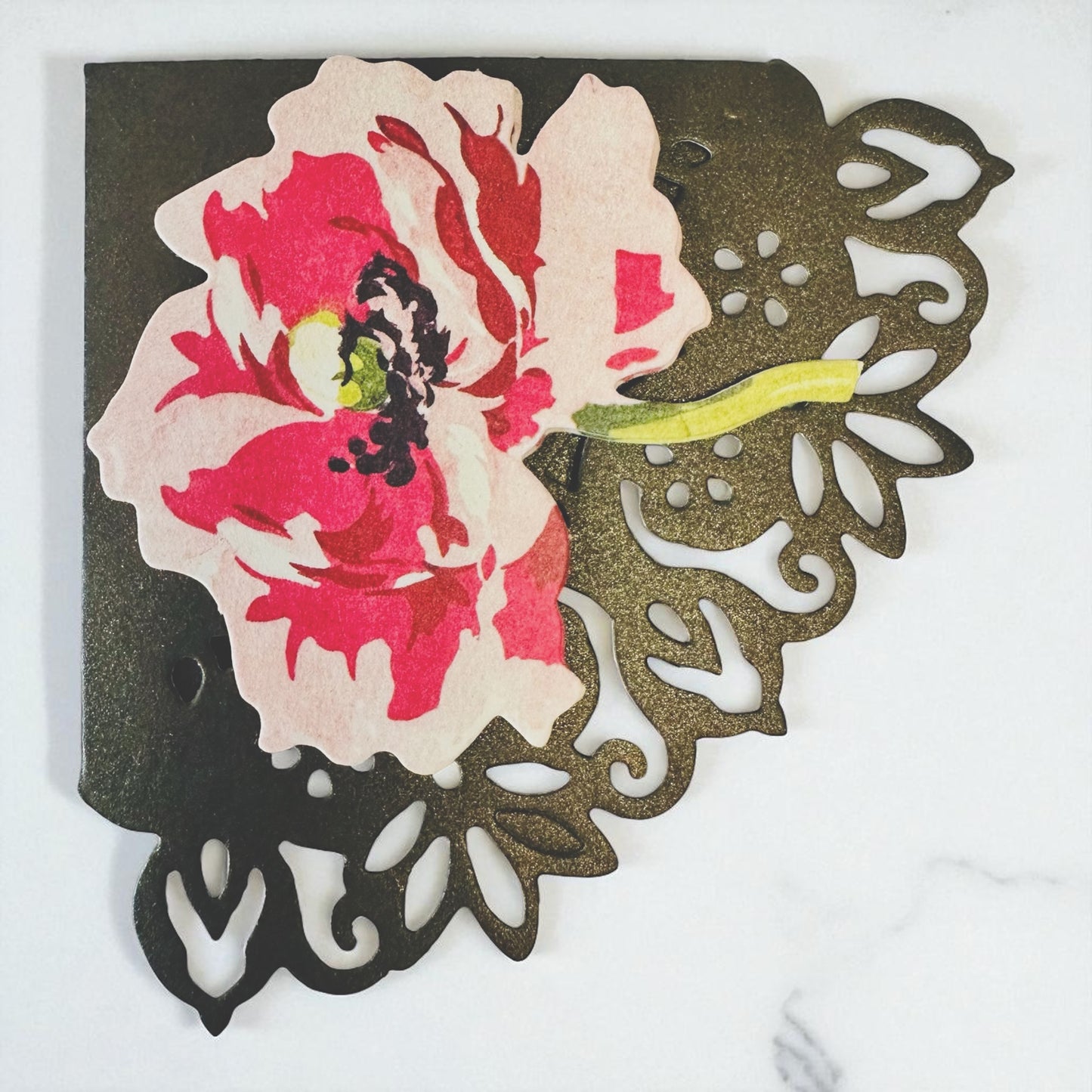 Elegant corner bookmark