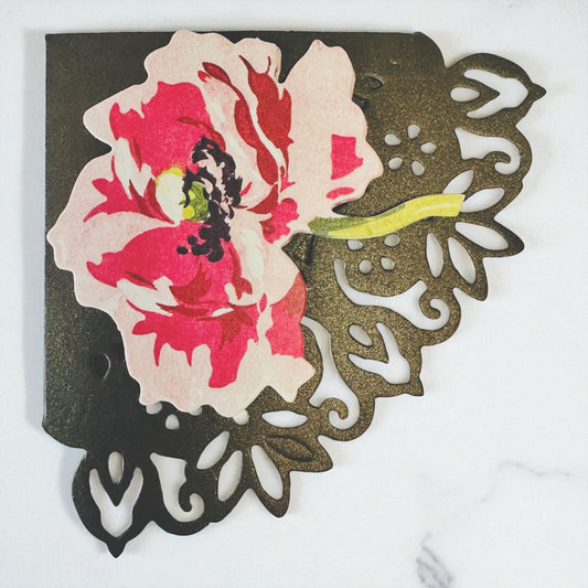 Elegant corner bookmark