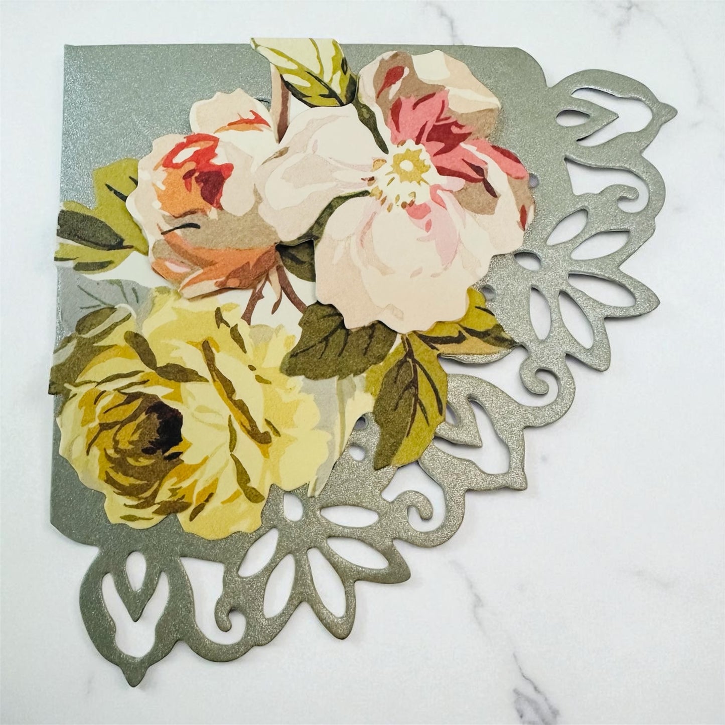 Elegant flower bookmark