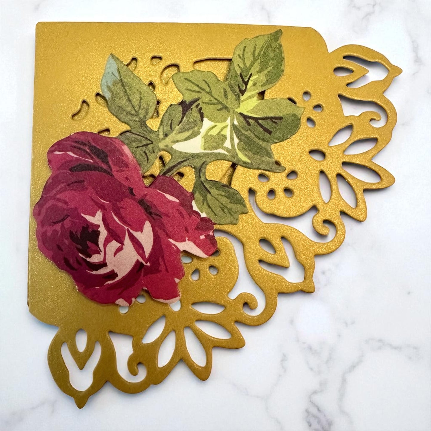 Elegant corner bookmark